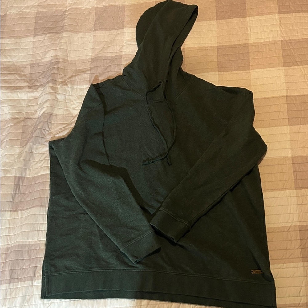 Natural Reflections Forest Green Knit Hoodie